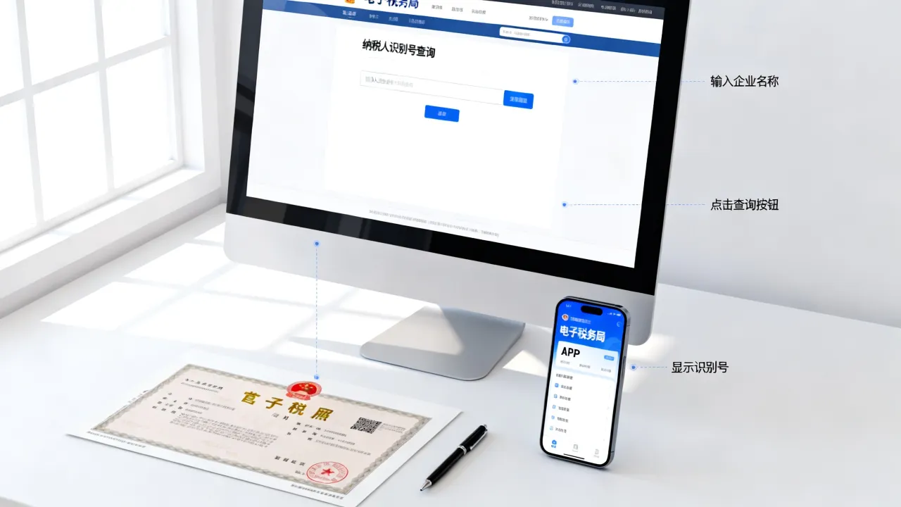 纳税人代码怎么查?网上查询纳税人识别号的方法,超全攻略-图2 纳税人代码怎么查?网上查询纳税人识别号的方法,超全攻略-图2