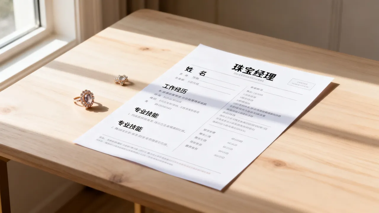 珠宝经理简历怎么写,珠宝经理简历模板范文哪里下载?-图2 珠宝经理简历怎么写,珠宝经理简历模板范文哪里下载?-图2