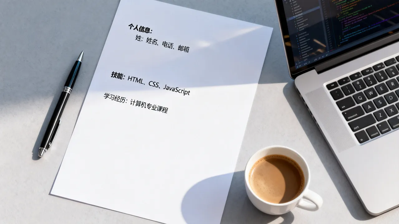 前端简历能怎么写?前端简历没有项目经验怎么写