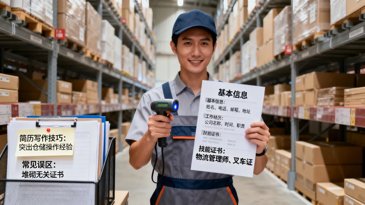 物流仓管员简历怎么写,有哪些写作技巧和常见误区?-图2 物流仓管员简历怎么写,有哪些写作技巧和常见误区?-图2
