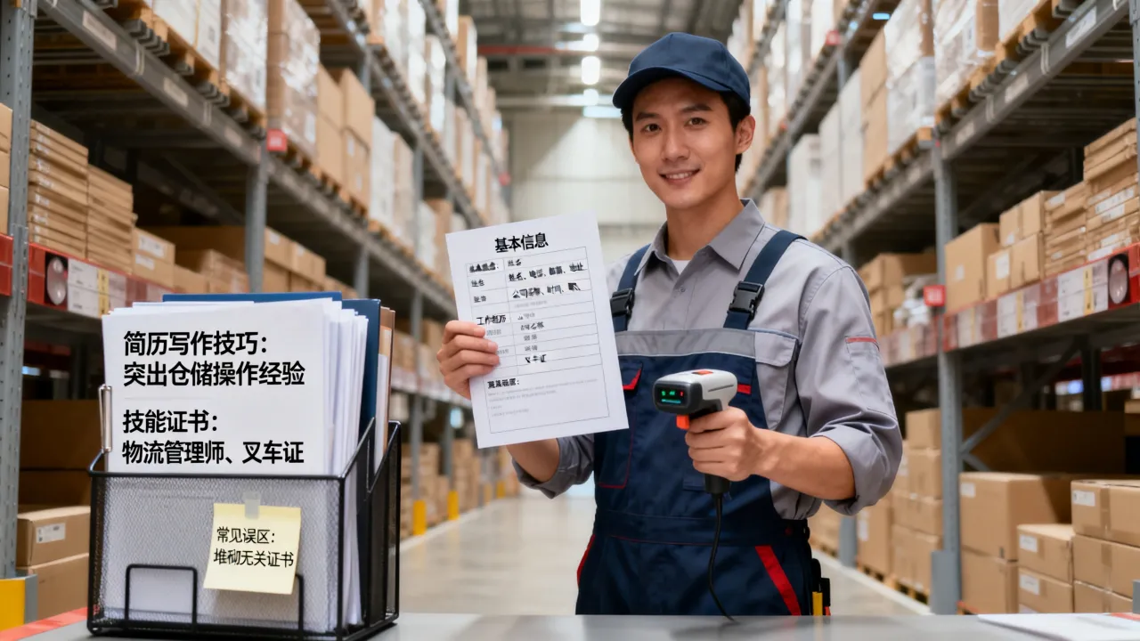 物流仓管员简历怎么写,有哪些写作技巧和常见误区?-图3 物流仓管员简历怎么写,有哪些写作技巧和常见误区?-图3