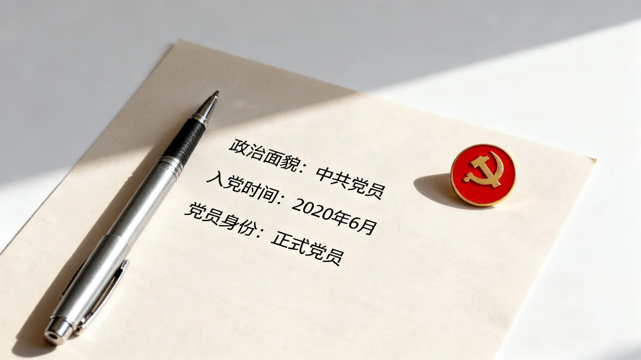简历党员该怎么写,党员个人简历中的政治面貌和入党时间怎么填-图2 简历党员该怎么写,党员个人简历中的政治面貌和入党时间怎么填-图2
