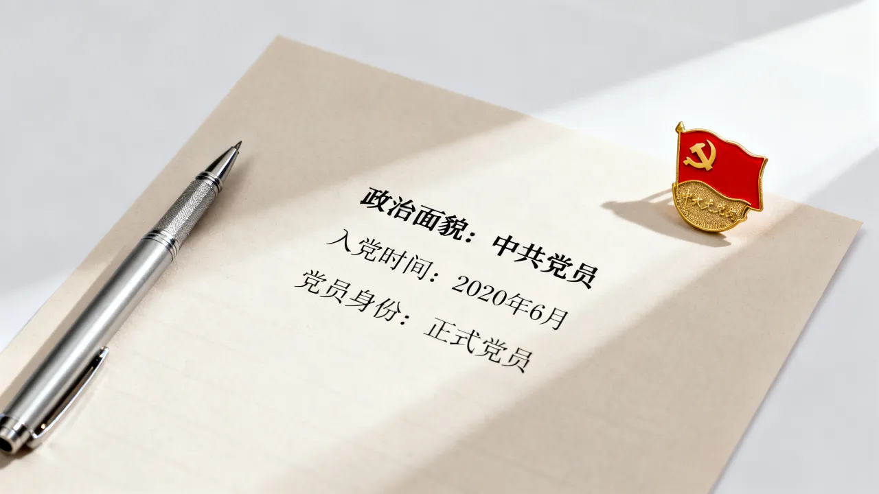 简历党员该怎么写,党员个人简历中的政治面貌和入党时间怎么填-图3 简历党员该怎么写,党员个人简历中的政治面貌和入党时间怎么填-图3