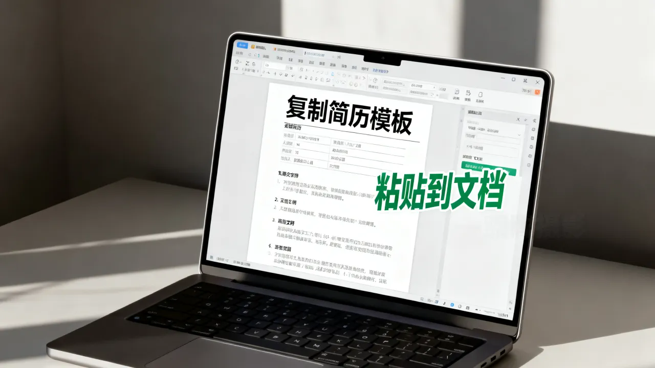 求职简历模板怎么复制,简历模板如何复制到文档里-图2 求职简历模板怎么复制,简历模板如何复制到文档里-图2