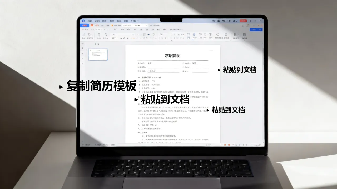 求职简历模板怎么复制,简历模板如何复制到文档里-图3 求职简历模板怎么复制,简历模板如何复制到文档里-图3