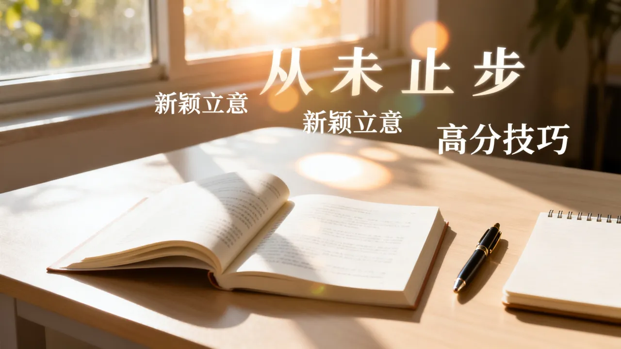 从未止步作文怎么理解,怎样写出新颖立意拿高分?