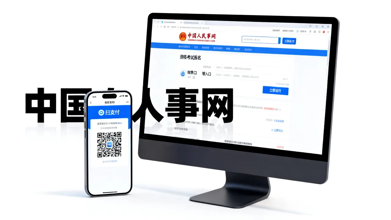 中国人事网缴费入口在哪,资格考试报名费怎么交