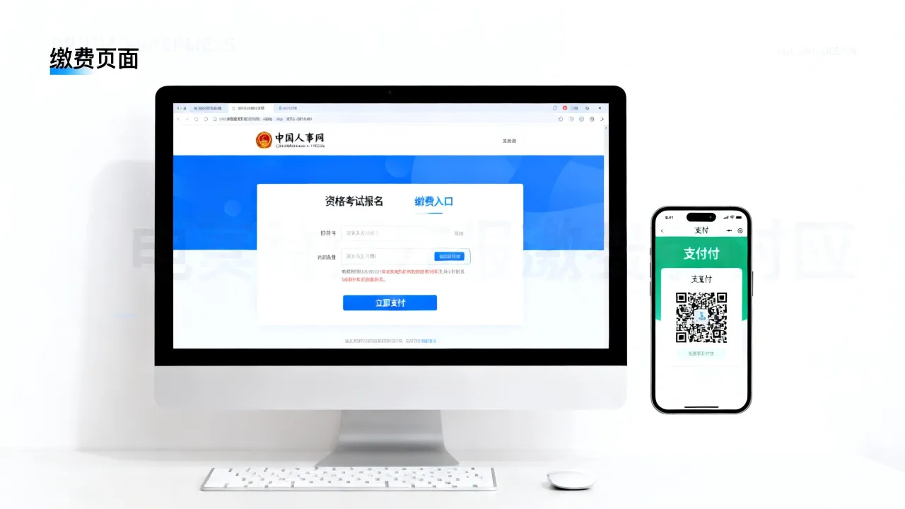 中国人事网缴费入口在哪，资格考试报名费怎么交-图2