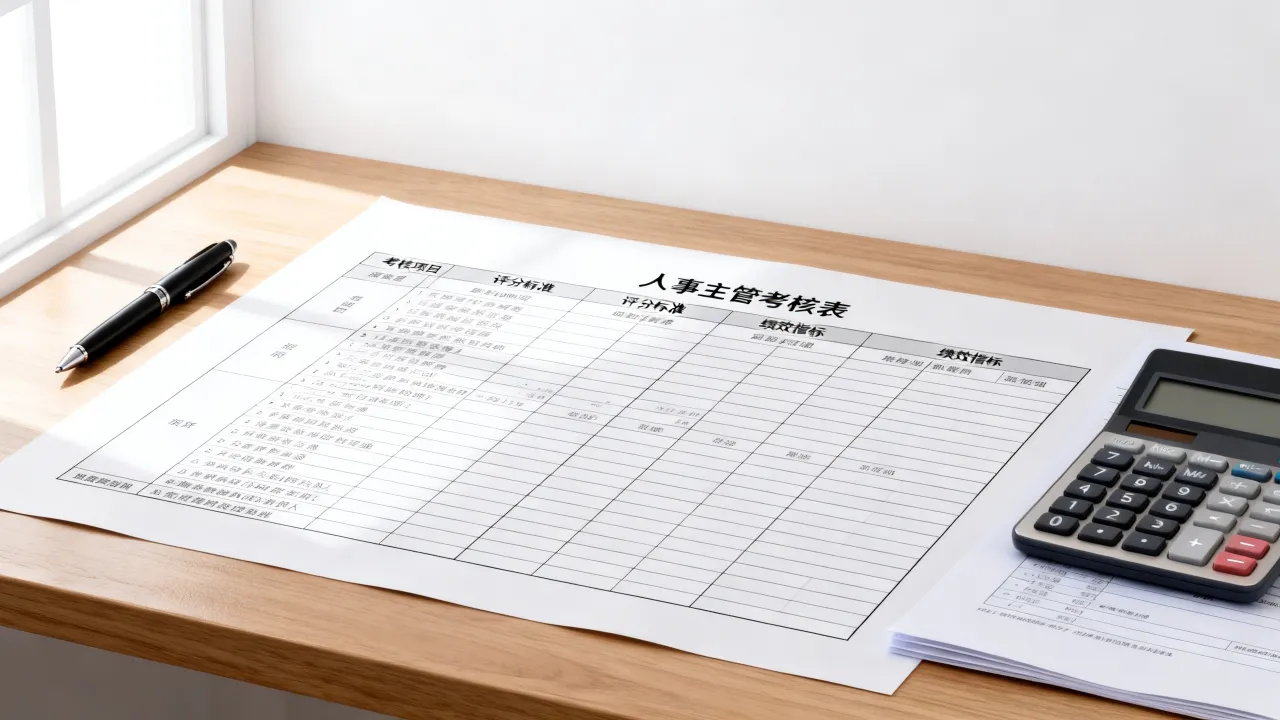人事主管考核表怎么写？有哪些考核标准细则，助力绩效管理提升