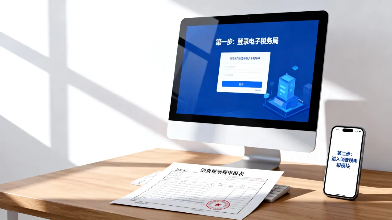 如何网上申报消费税？网上申报消费税流程是什么？