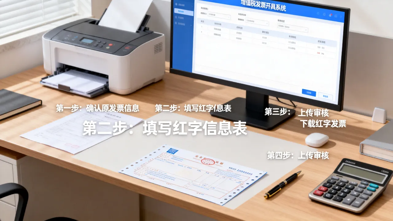 如何开具红字普通发票,红字发票红冲操作流程是什么?-图2 如何开具红字普通发票,红字发票红冲操作流程是什么?-图2