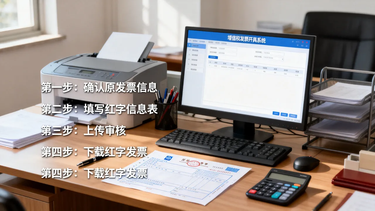 如何开具红字普通发票,红字发票红冲操作流程是什么?-图3 如何开具红字普通发票,红字发票红冲操作流程是什么?-图3