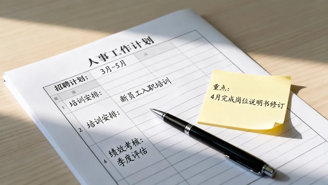 人事工作计划表怎么写?人事工作计划表模板大全