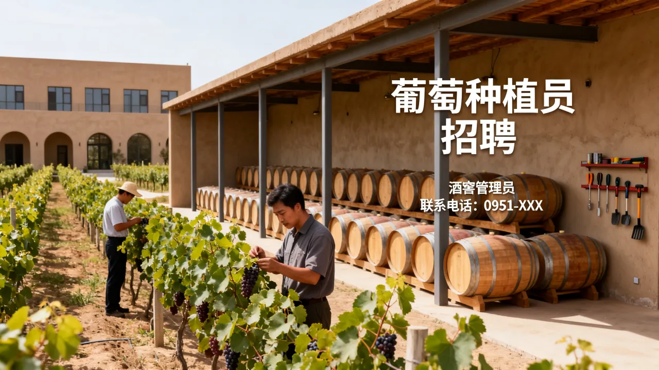 宁夏酒庄招聘信息哪里找?好找工作吗