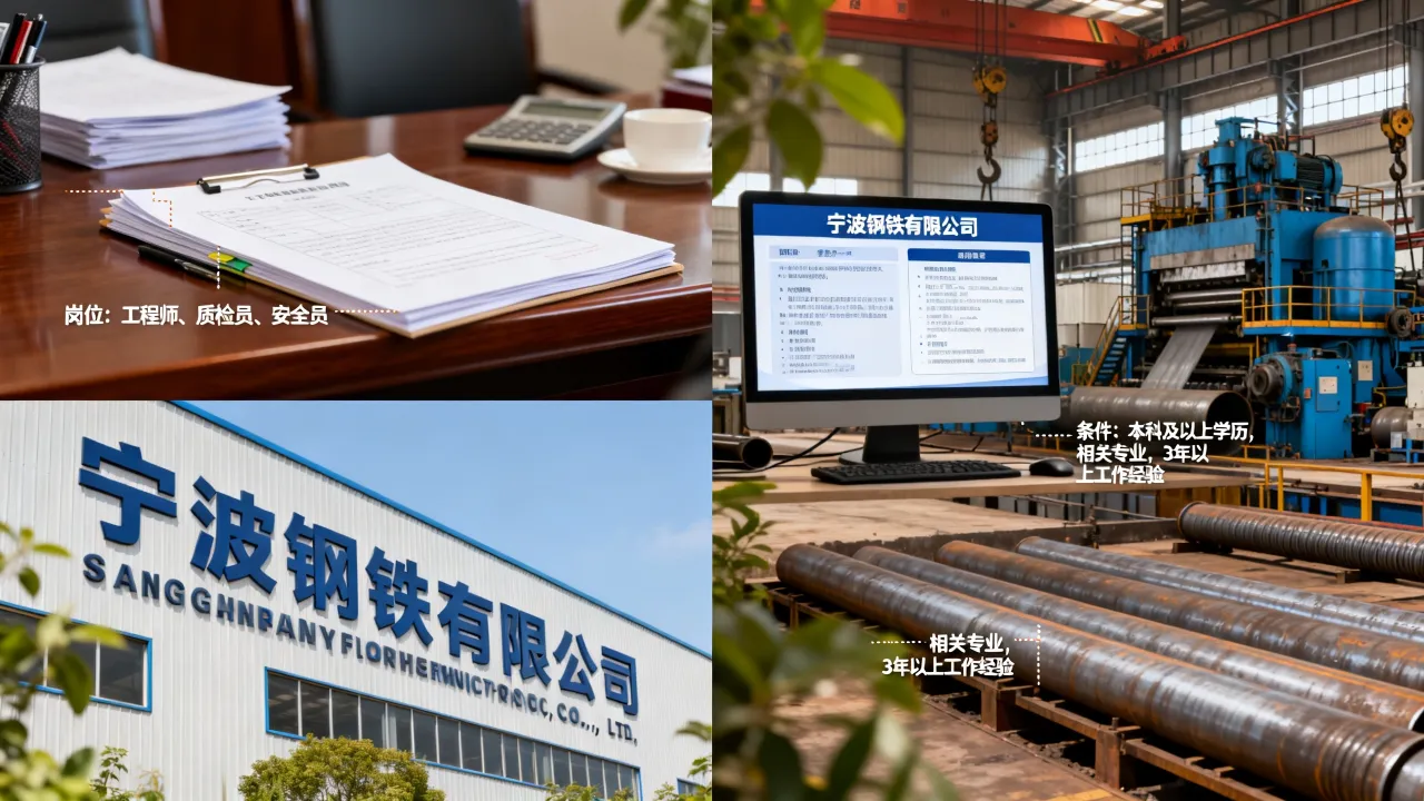 宁波钢铁有限公司招聘有哪些岗位？招聘条件是什么？