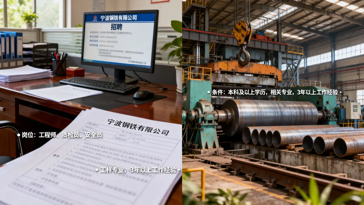 宁波钢铁有限公司招聘有哪些岗位?招聘条件是什么?-图2 宁波钢铁有限公司招聘有哪些岗位?招聘条件是什么?-图2