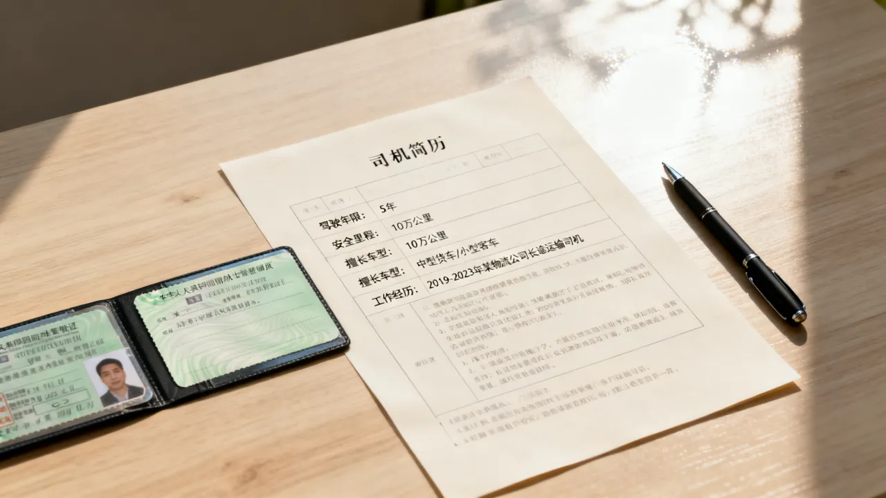 司机介绍简历怎么写，司机求职简历工作经历怎么写？-图1