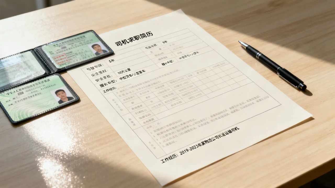 司机介绍简历怎么写，司机求职简历工作经历怎么写？-图2