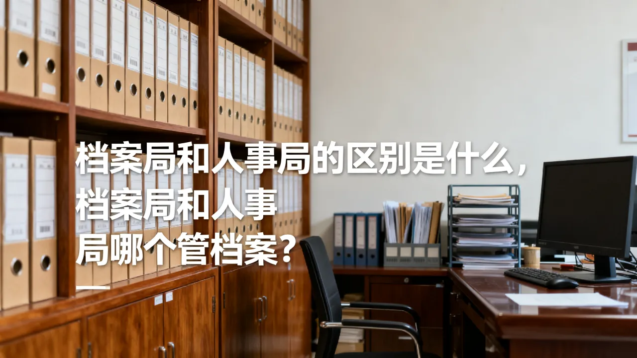 档案局和人事局的区别是什么,档案局和人事局哪个管档案?