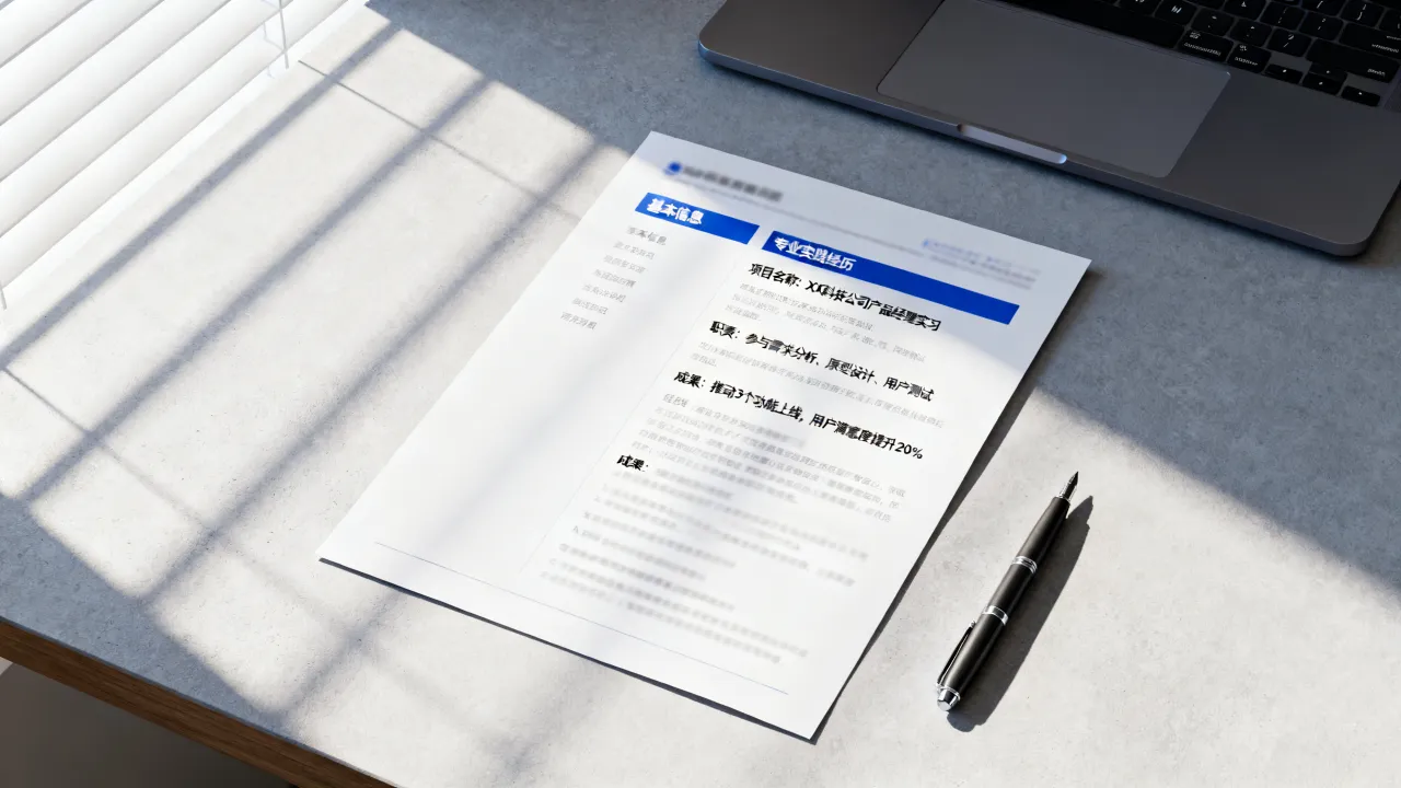 专业实践怎么写简历?简历中专业实践经历描述要点-图1 专业实践怎么写简历?简历中专业实践经历描述要点-图1