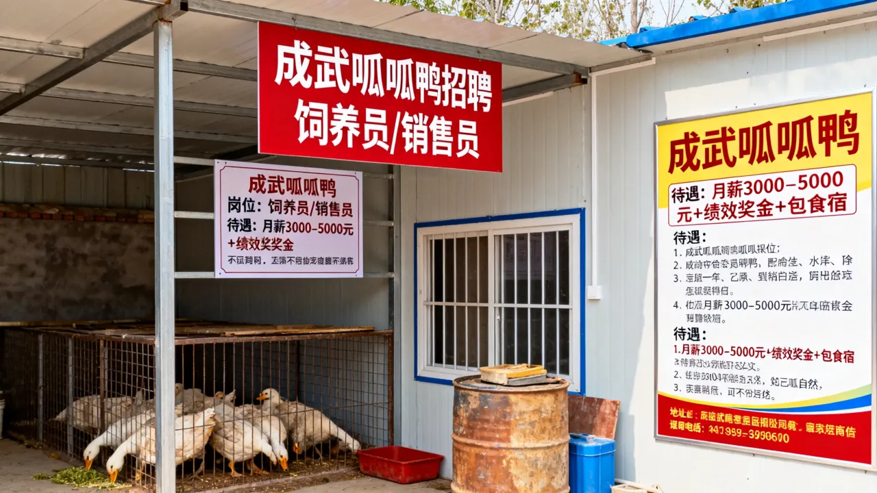 成武呱呱鸭招聘信息,成武呱呱鸭待遇怎么样?-图3 成武呱呱鸭招聘信息,成武呱呱鸭待遇怎么样?-图3