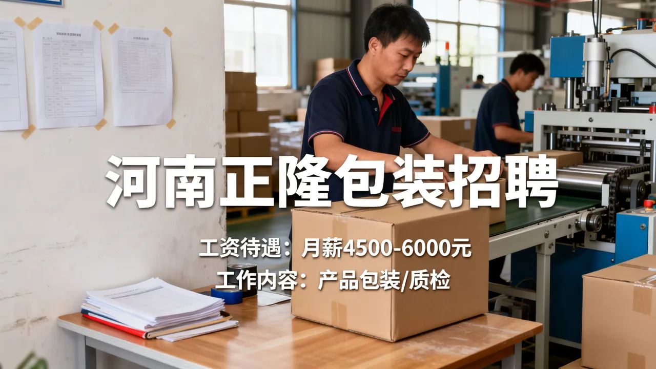 河南正隆包装招聘工资待遇怎么样,包装厂工作靠谱吗?-图1 河南正隆包装招聘工资待遇怎么样,包装厂工作靠谱吗?-图1