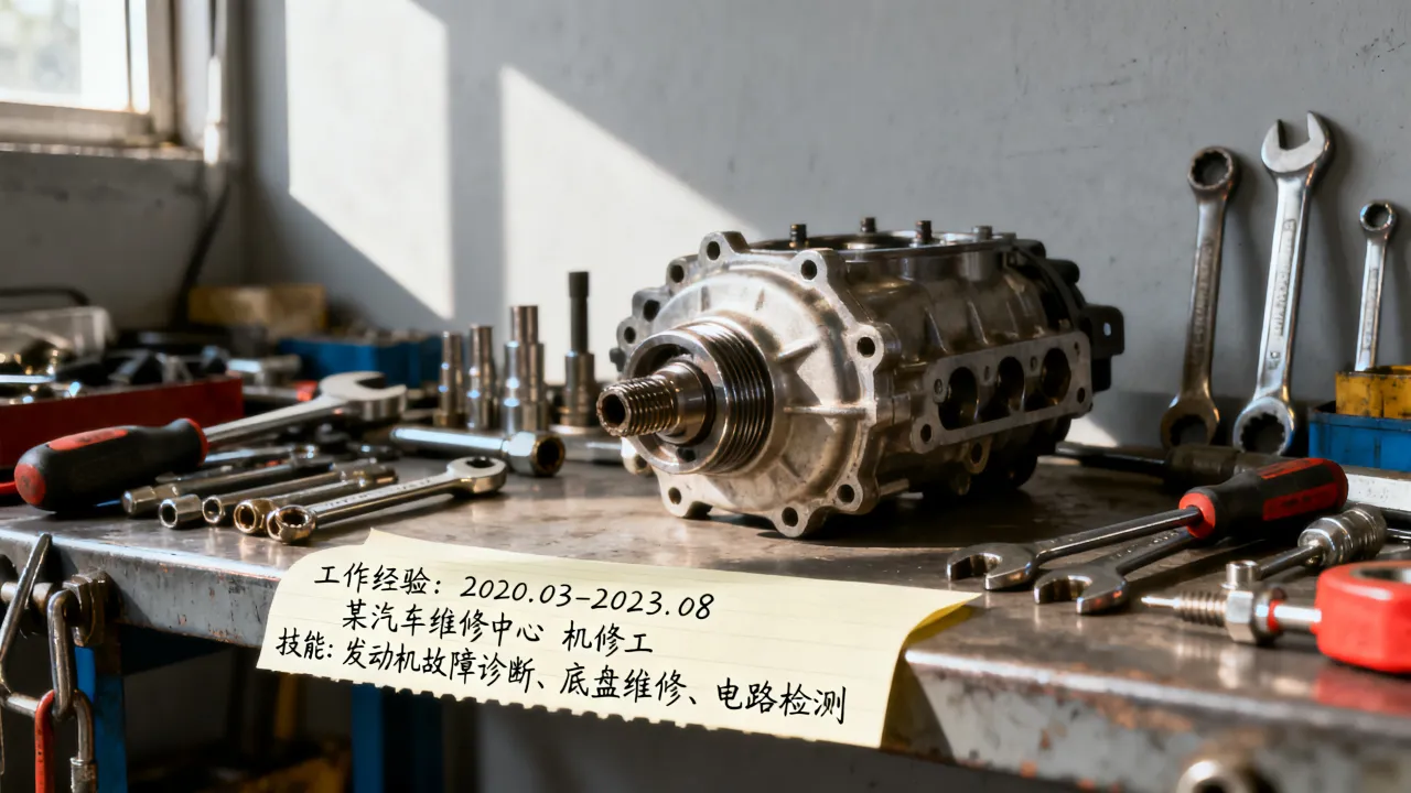 汽车机修简历怎么写?汽修工简历工作经验怎么写-图3 汽车机修简历怎么写?汽修工简历工作经验怎么写-图3