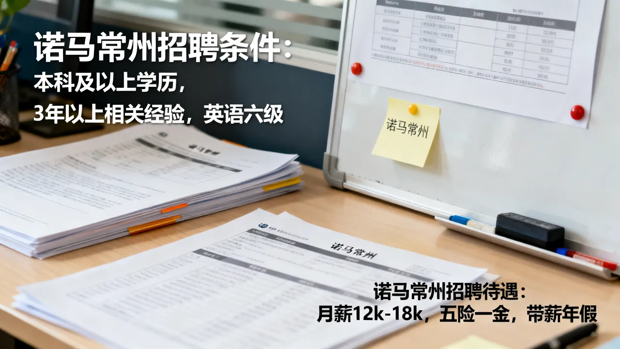 诺马常州招聘条件有哪些?,诺马常州招聘待遇怎么样?-图2 诺马常州招聘条件有哪些?,诺马常州招聘待遇怎么样?-图2