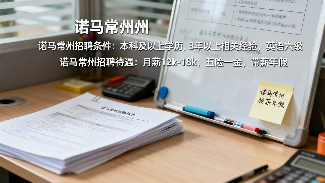 诺马常州招聘条件有哪些?,诺马常州招聘待遇怎么样?-图3 诺马常州招聘条件有哪些?,诺马常州招聘待遇怎么样?-图3