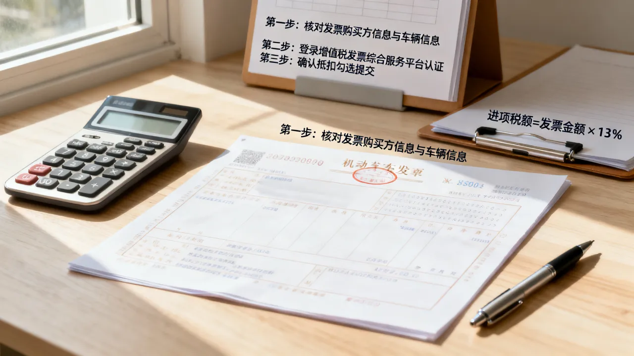 机动车发票如何抵扣,机动车发票抵扣流程及进项税额怎么计算?-图1 机动车发票如何抵扣,机动车发票抵扣流程及进项税额怎么计算?-图1