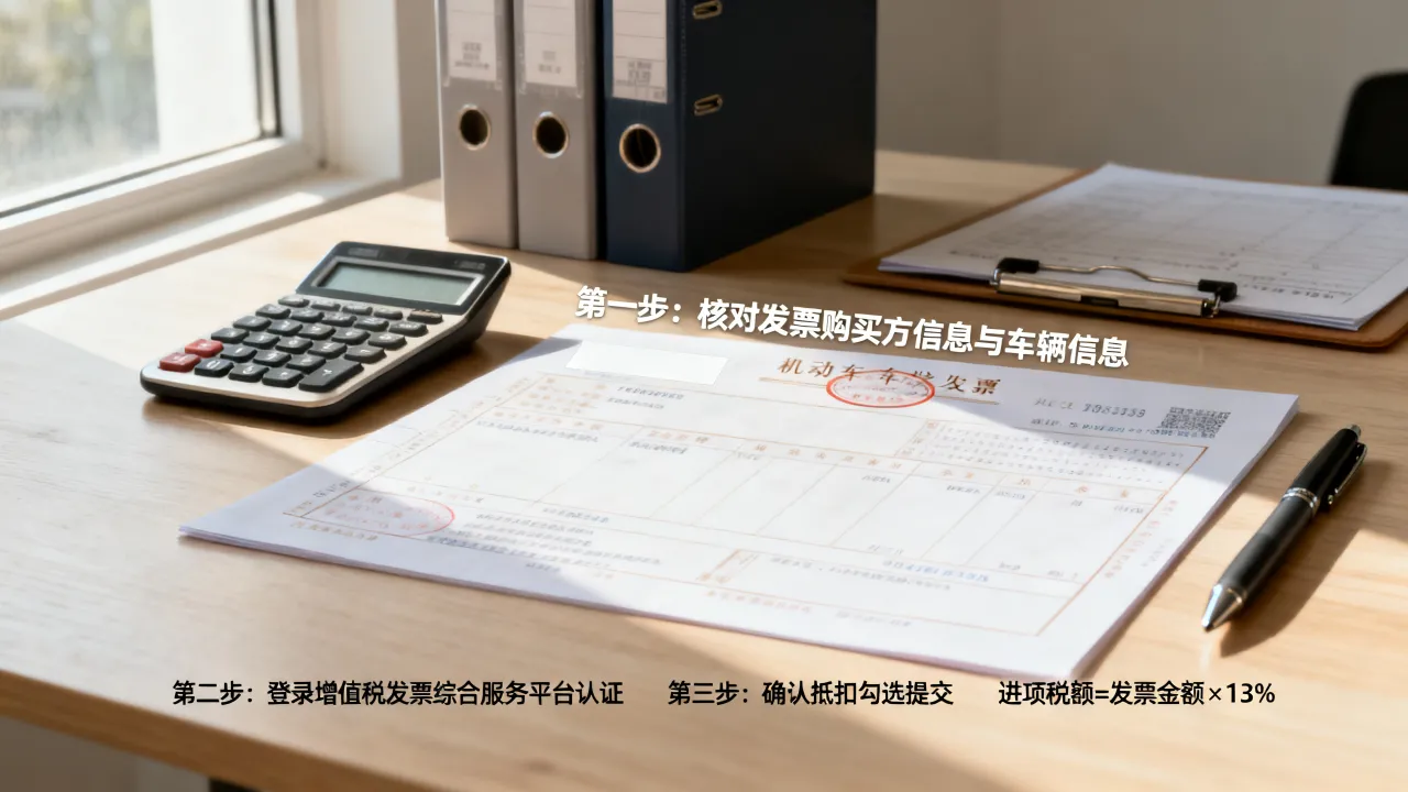 机动车发票如何抵扣,机动车发票抵扣流程及进项税额怎么计算?-图3 机动车发票如何抵扣,机动车发票抵扣流程及进项税额怎么计算?-图3