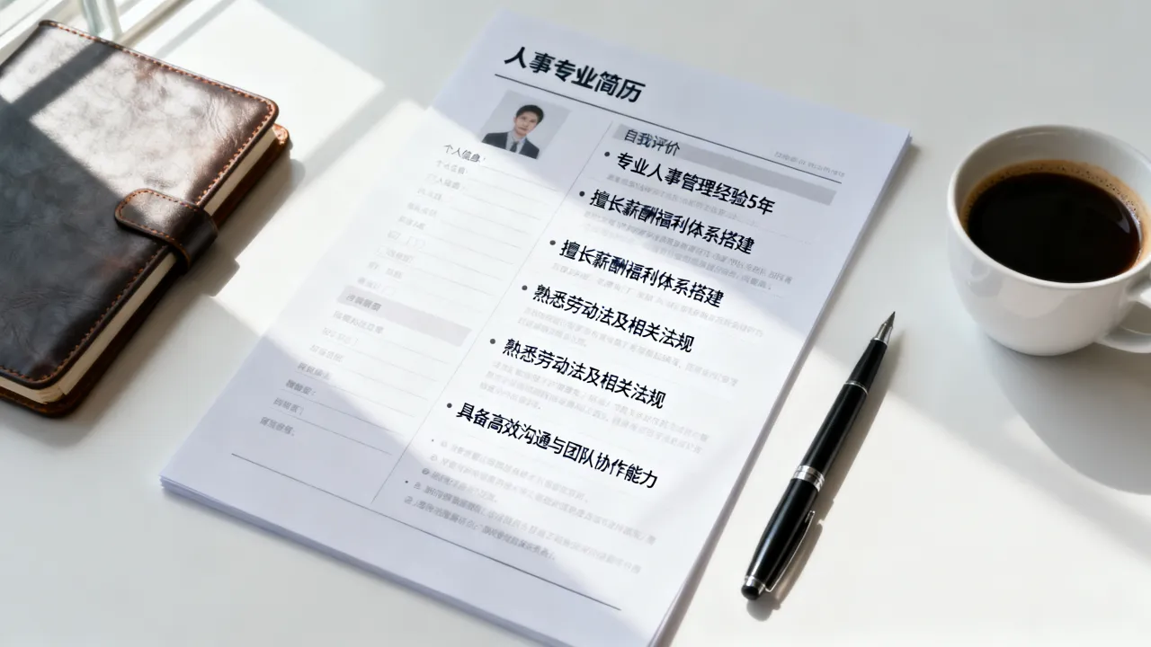 现人事专业怎么写,人事专业简历自我评价怎么写最吃香-图2 现人事专业怎么写,人事专业简历自我评价怎么写最吃香-图2