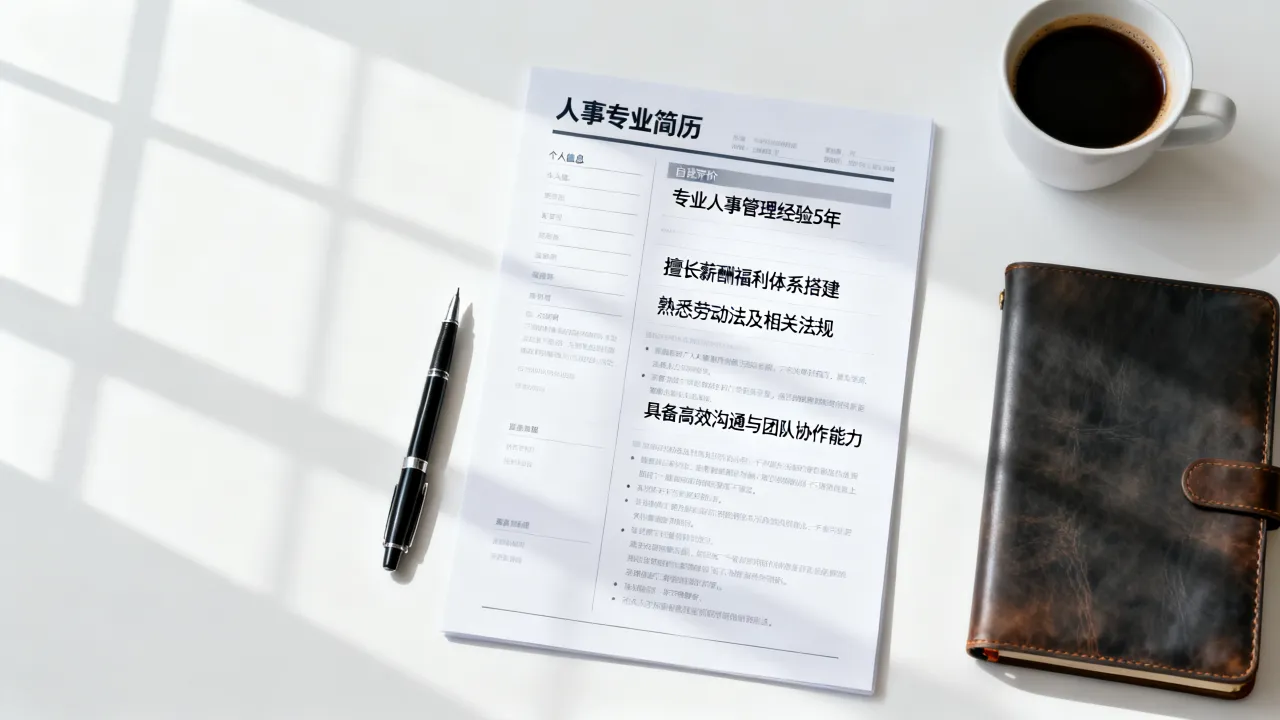 现人事专业怎么写,人事专业简历自我评价怎么写最吃香-图3 现人事专业怎么写,人事专业简历自我评价怎么写最吃香-图3