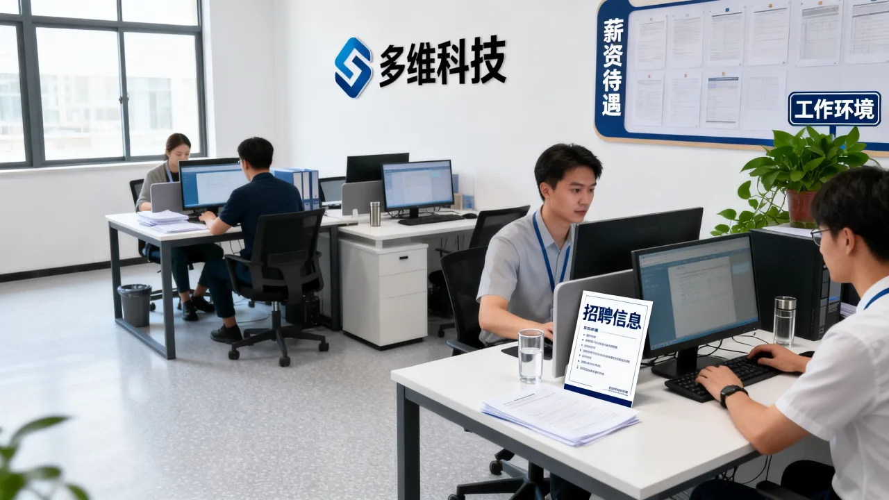 多维科技招聘靠谱吗,薪资待遇和工作环境怎么样-图1 多维科技招聘靠谱吗,薪资待遇和工作环境怎么样-图1