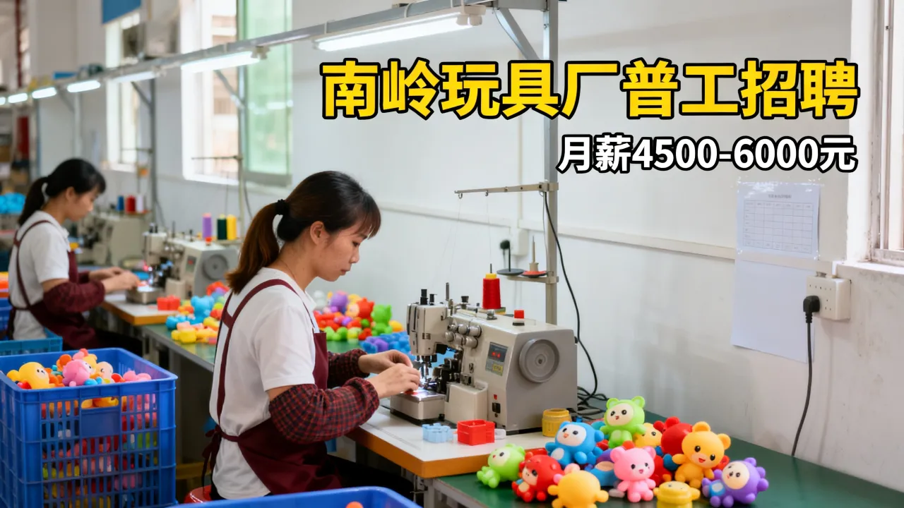 南岭玩具厂招聘信息靠谱吗，玩具厂招聘普工月薪多少？-图1