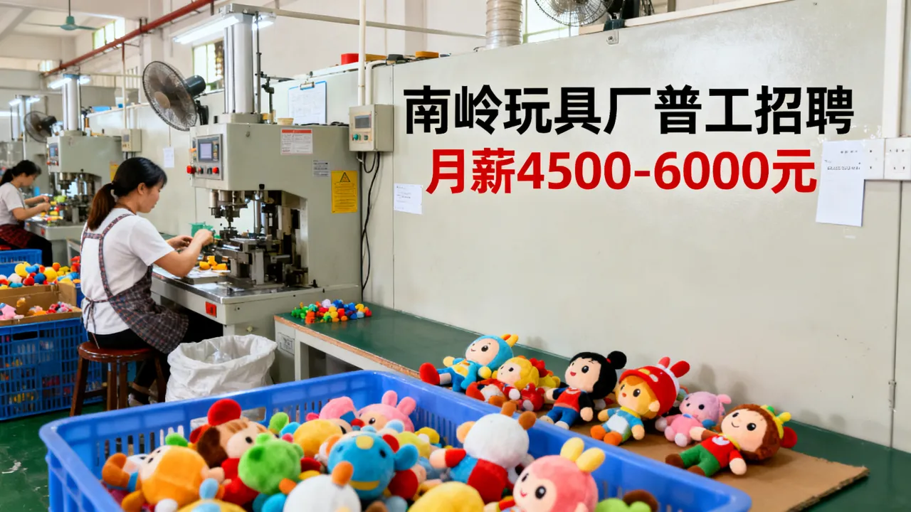 南岭玩具厂招聘信息靠谱吗，玩具厂招聘普工月薪多少？-图2