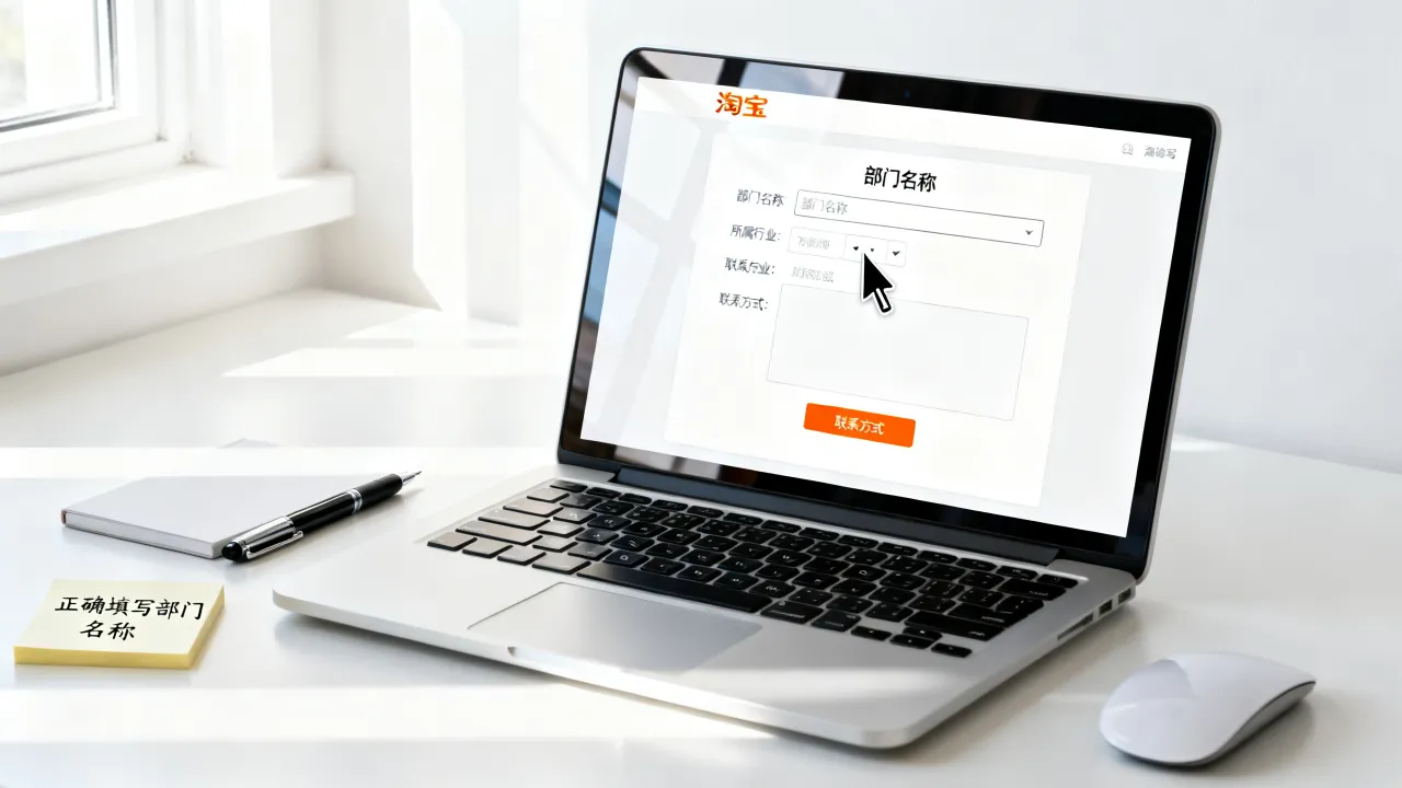 淘宝部门名称怎么填,怎么填写才正确?-图2 淘宝部门名称怎么填,怎么填写才正确?-图2