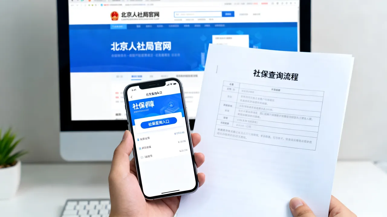 北京人事与社会保障局官网怎么查,北京人社局社保查询入口在哪?-图2 北京人事与社会保障局官网怎么查,北京人社局社保查询入口在哪?-图2
