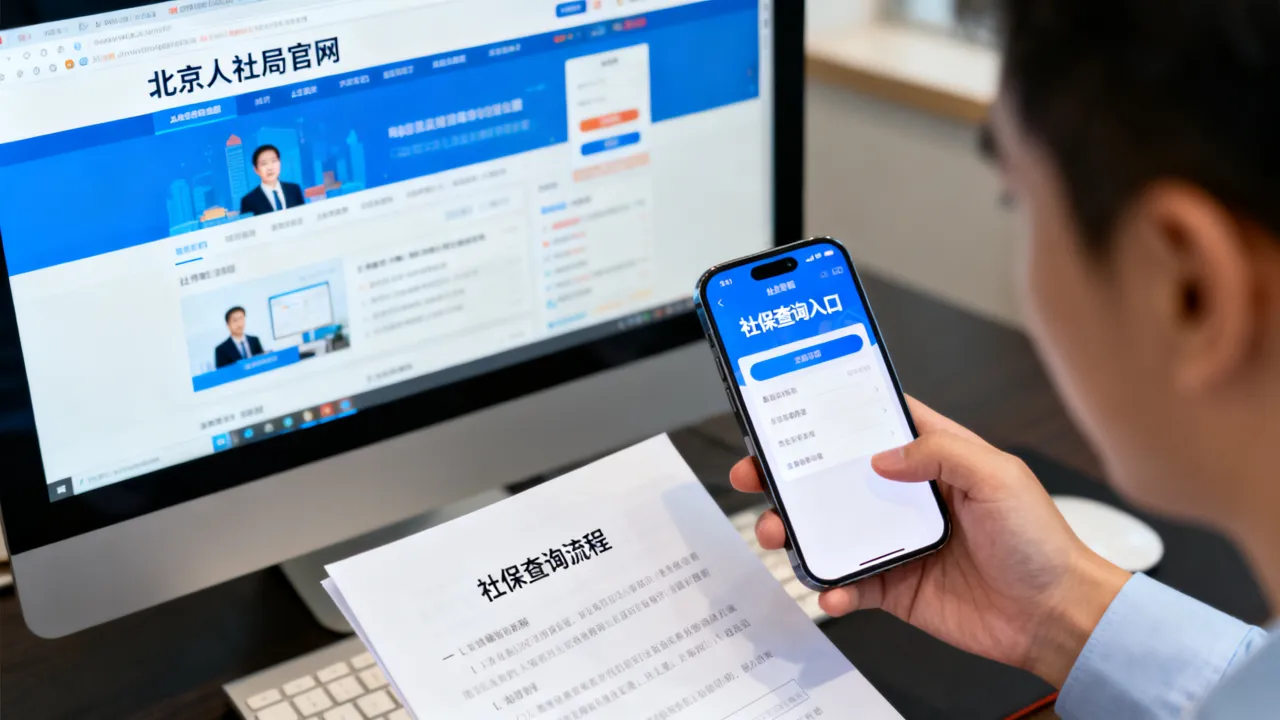 北京人事与社会保障局官网怎么查,北京人社局社保查询入口在哪?-图3 北京人事与社会保障局官网怎么查,北京人社局社保查询入口在哪?-图3
