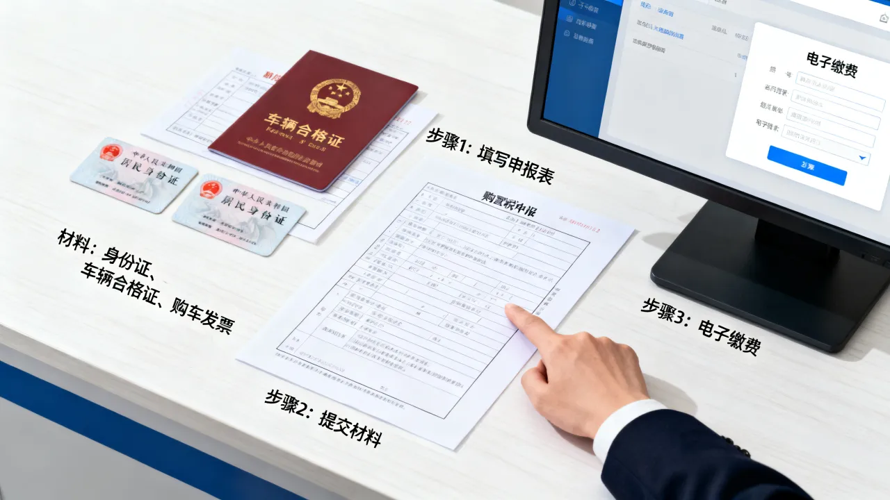 车辆购置税如何办理?去哪里交税最方便,流程材料全攻略-图3 车辆购置税如何办理?去哪里交税最方便,流程材料全攻略-图3