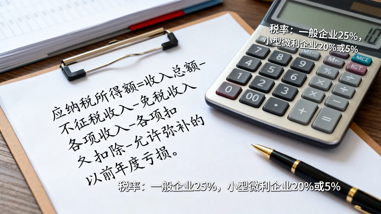 公司所得税如何计算，企业所得税怎么算税率是多少