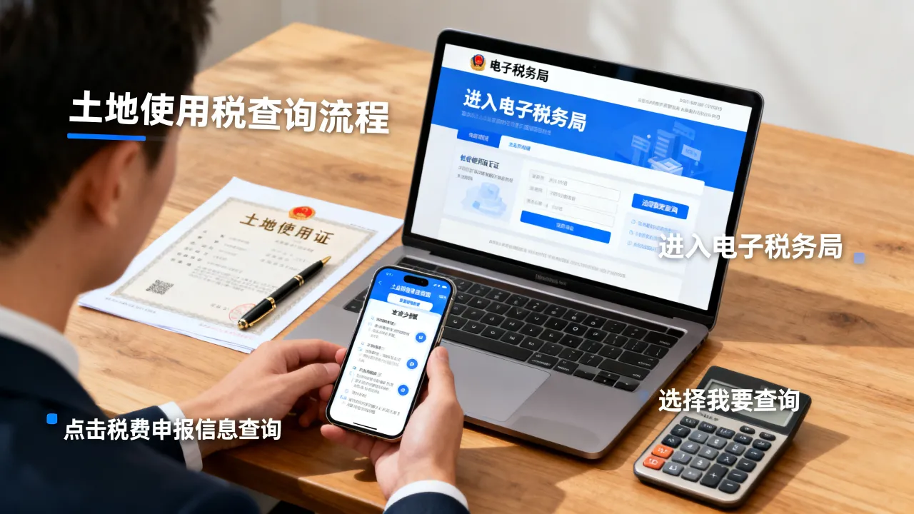土地使用税如何查询,网上查询入口在哪里查找-图2 土地使用税如何查询,网上查询入口在哪里查找-图2