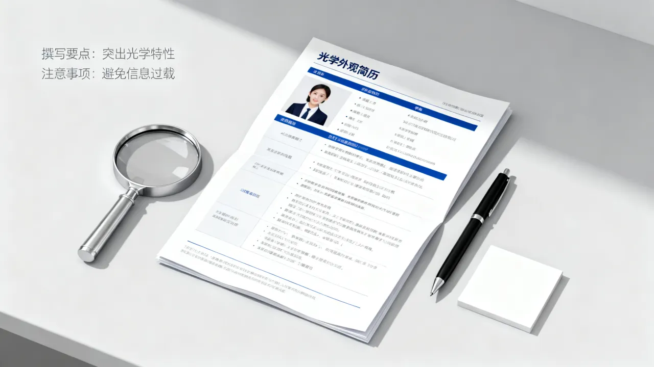 光学外观简历怎么写,有哪些注意事项和常见错误?-图3 光学外观简历怎么写,有哪些注意事项和常见错误?-图3