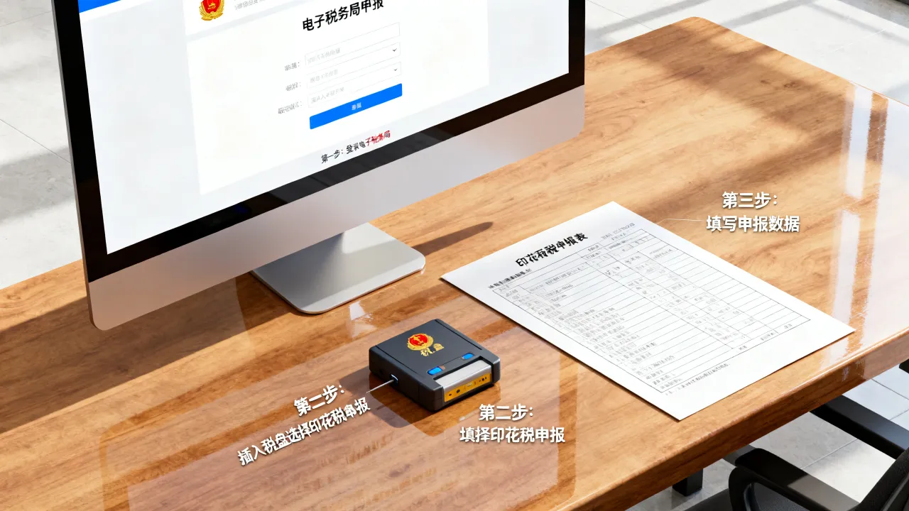 地税印花税如何申报，网上报税具体步骤有哪些