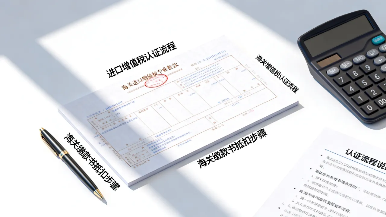 进口增值税如何认证，海关进口增值税专用缴款书怎么抵扣认证？