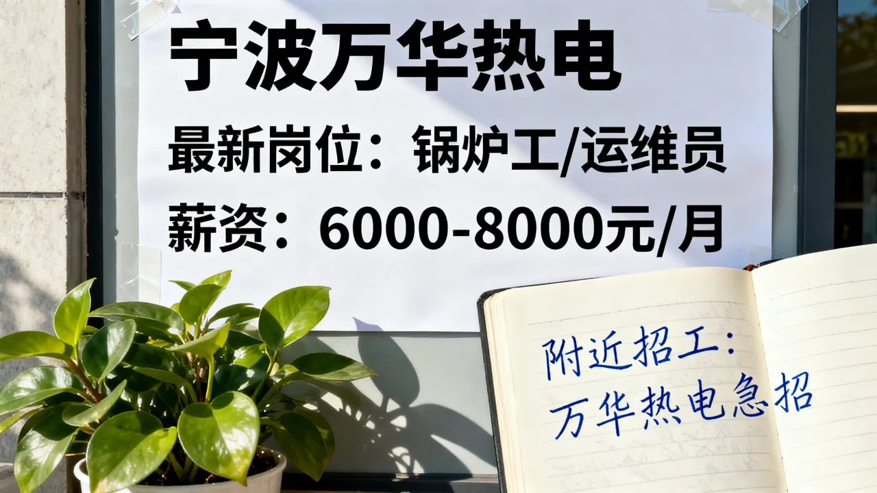 宁波万华热电招聘信息在哪看,附近招工最新岗位,薪资待遇如何-图2 宁波万华热电招聘信息在哪看,附近招工最新岗位,薪资待遇如何-图2