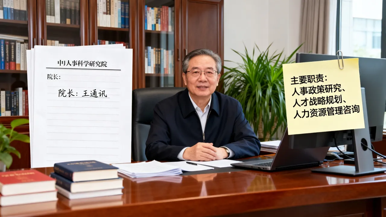 中国人事科学研究院院长是谁，有哪些主要职责？