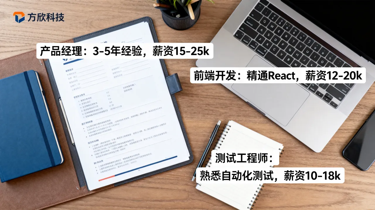 方欣科技招聘有哪些职位?具体要求和薪资待遇怎么样