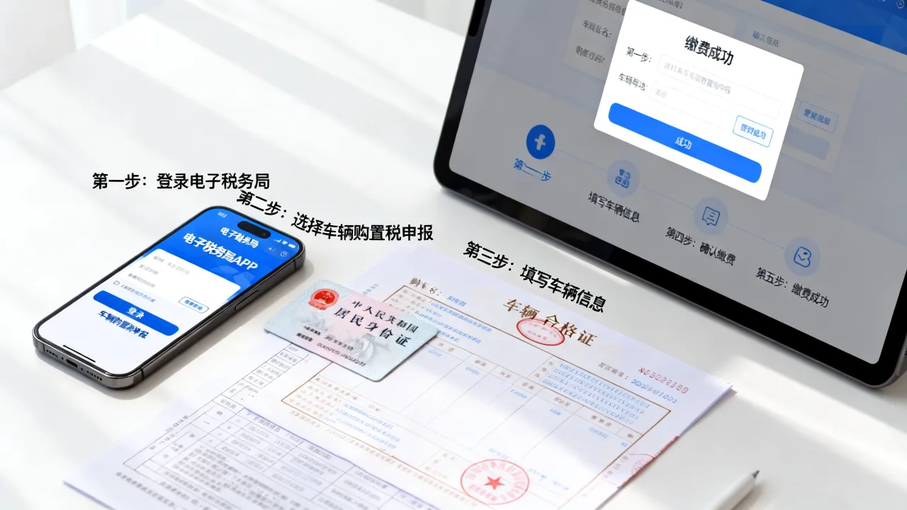 如何缴纳汽车购置税?新车购置税网上缴费流程步骤详解-图3 如何缴纳汽车购置税?新车购置税网上缴费流程步骤详解-图3