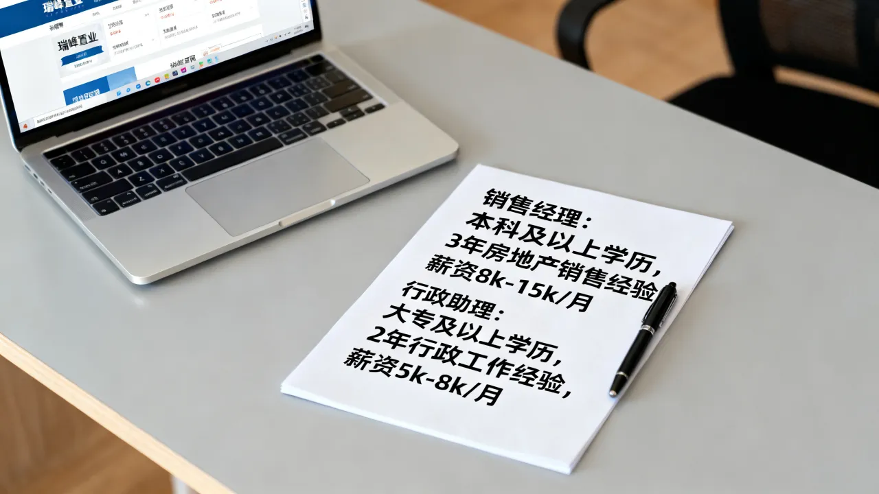 瑞峰置业招聘有哪些岗位?瑞峰置业招聘条件及薪资待遇怎么样?-图3 瑞峰置业招聘有哪些岗位?瑞峰置业招聘条件及薪资待遇怎么样?-图3